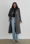 Smoked Dad Oversize Trench Coat