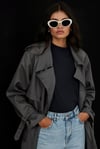 Smoked Dad Oversize Trench Coat