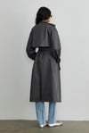 Smoked Dad Oversize Trench Coat