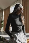 Antrasit Kate Slim Bluz