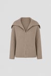 Knit Cardigan With Double Zip