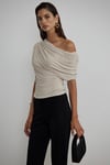 Helena Low Shoulder Cutout Blouse