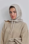 Bej İpli Balaclava Bere