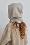 Bej İpli Balaclava Bere