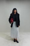 Ada Polka Dot Pleated Skirt