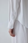 Beyaz Basic Oversize Gömlek
