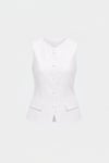 Nora 100% Linen Vest