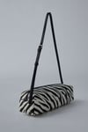 Beyaz Zebra Mervie Baget Çanta