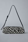 Beyaz Zebra Mervie Baget Çanta