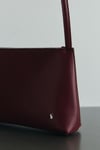 Bordo Ivy Deri Çanta