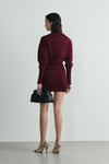 Bordo Lucy Triko Hırka