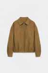 Chiara Suede Bomber Jacket