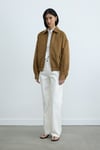 Chiara Suede Bomber Jacket