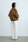 Chiara Suede Bomber Jacket