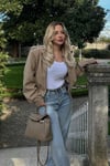 Copper Bomber Jacket