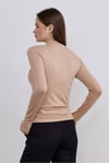 Camel Finger Detailed Blouse