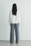 Ekru Bella Oversize Kazak