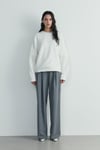 Ekru Bella Oversize Kazak