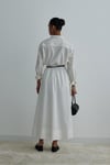 Ekru Day Oversize Poplin Gömlek