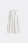 Day Poplin Flared Skirt