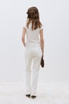 Ekru Effortless Straight Jean