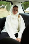 Ecru Corded Balaclava Beret