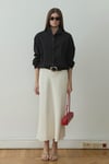 Leda Elastic Waist Midi Skirt