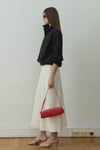 Leda Elastic Waist Midi Skirt