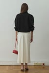Leda Elastic Waist Midi Skirt