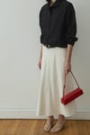 Leda Elastic Waist Midi Skirt