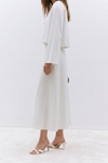 Mussel Crop Linen Blouse