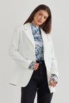 Ekru Oversize Dad Blazer Ceket