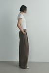 Ekru Skinny Fit Basic Tişört