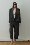 Füme Ash Kruvaze Blazer Ceket