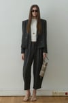 Füme Ash Kruvaze Blazer Ceket