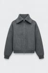 Jodie Zip-up Knit Cardigan