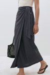 Noli Linen Wrap Skirt