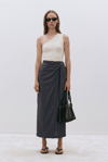 Noli Linen Wrap Skirt
