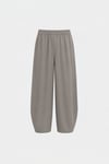 Gri Elli̇e Keten Balon Pantolon