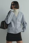 Gri Kenny Basic Hırka