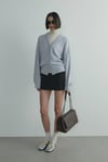 Gri Kenny Basic Hırka