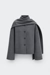 Tuana Scarfed Wool Jacket