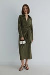 Nolid Wrap Linen Dress