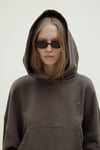 Kahverengi Hardy Kapüşonlu Sweatshirt