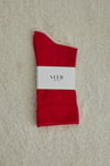 Red Basic Socks