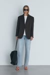 Koyu Kahve Maskülen Blazer Ceket