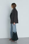 Koyu Kahve Maskülen Blazer Ceket