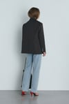 Koyu Kahve Maskülen Blazer Ceket