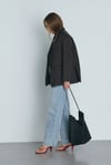 Koyu Kahve Maskülen Blazer Ceket