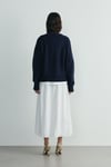 Lacivert Bella Oversize Kazak